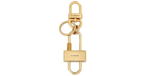 givenchy fluffy keychain|GIVENCHY padlock keyring in metal in .